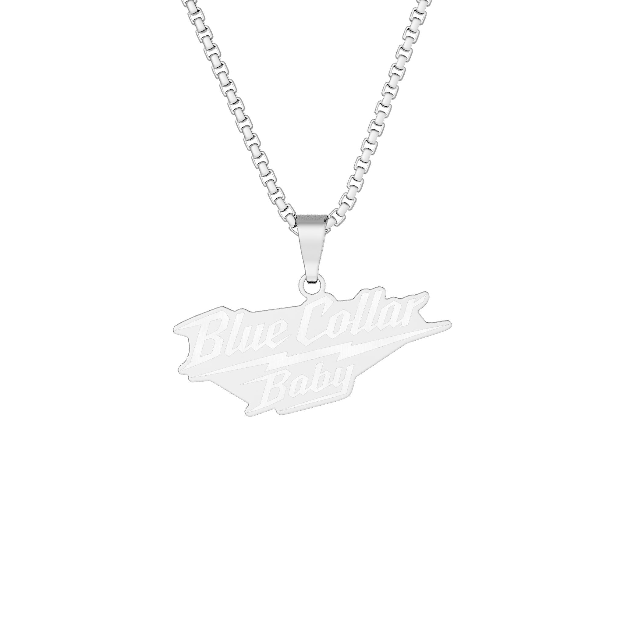 Blue Collar Baby Necklace
