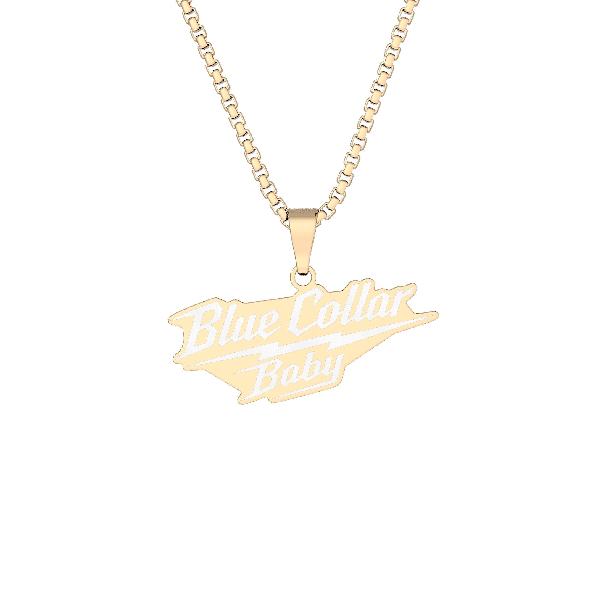 Blue Collar Baby Necklace