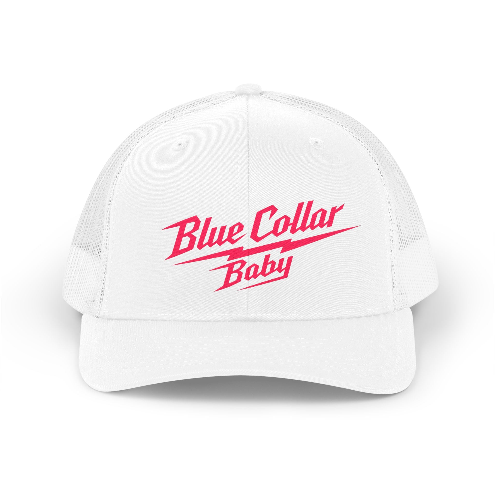 Blue Collar Baby trucker hat
