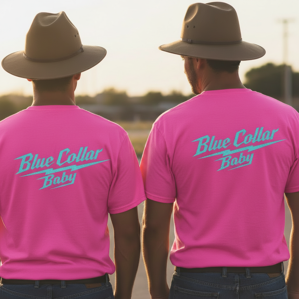 Blue Collar Baby Retro dri-fit tee