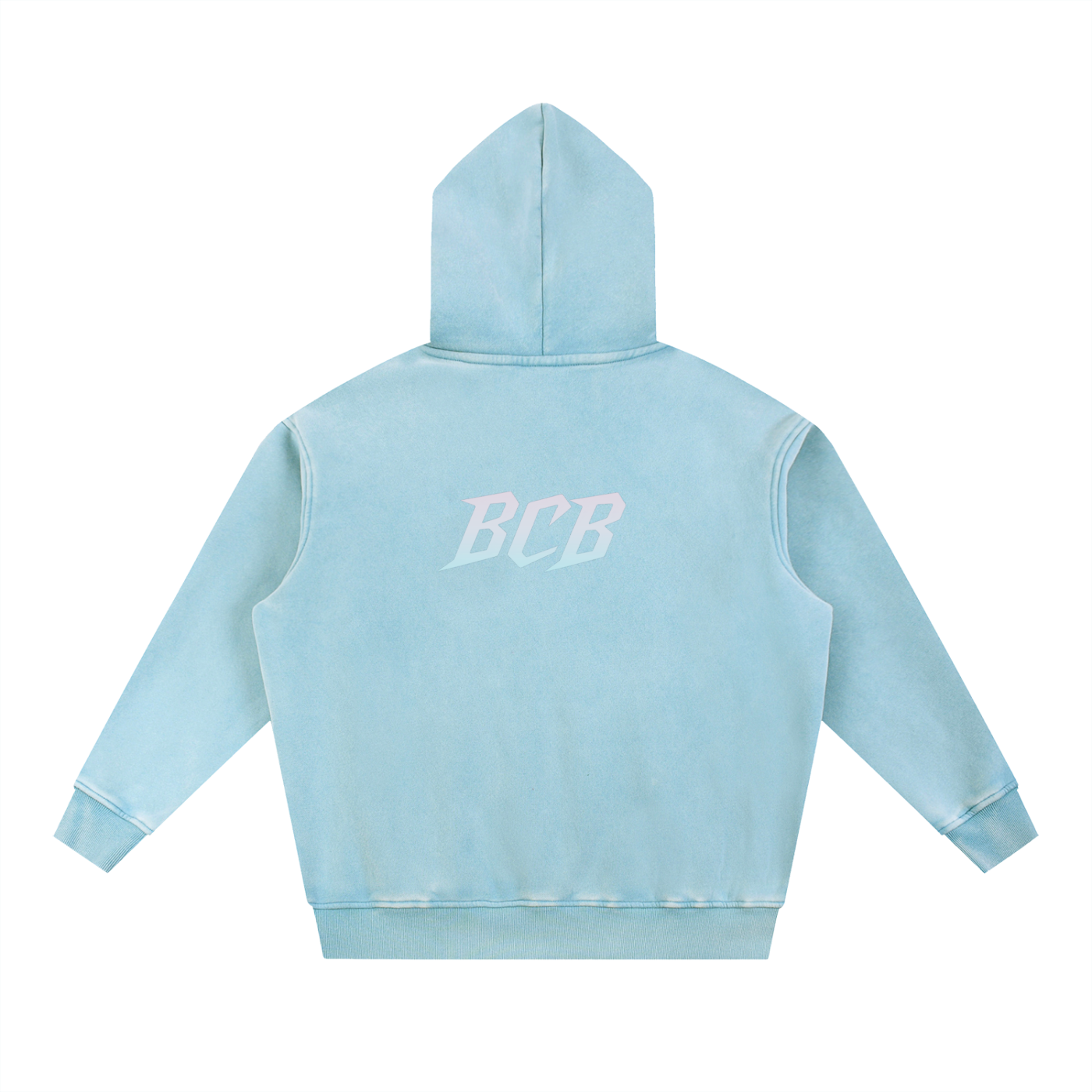 Blue Collar Baby Washed Oversize Hoodie Cotton Candy Edition
